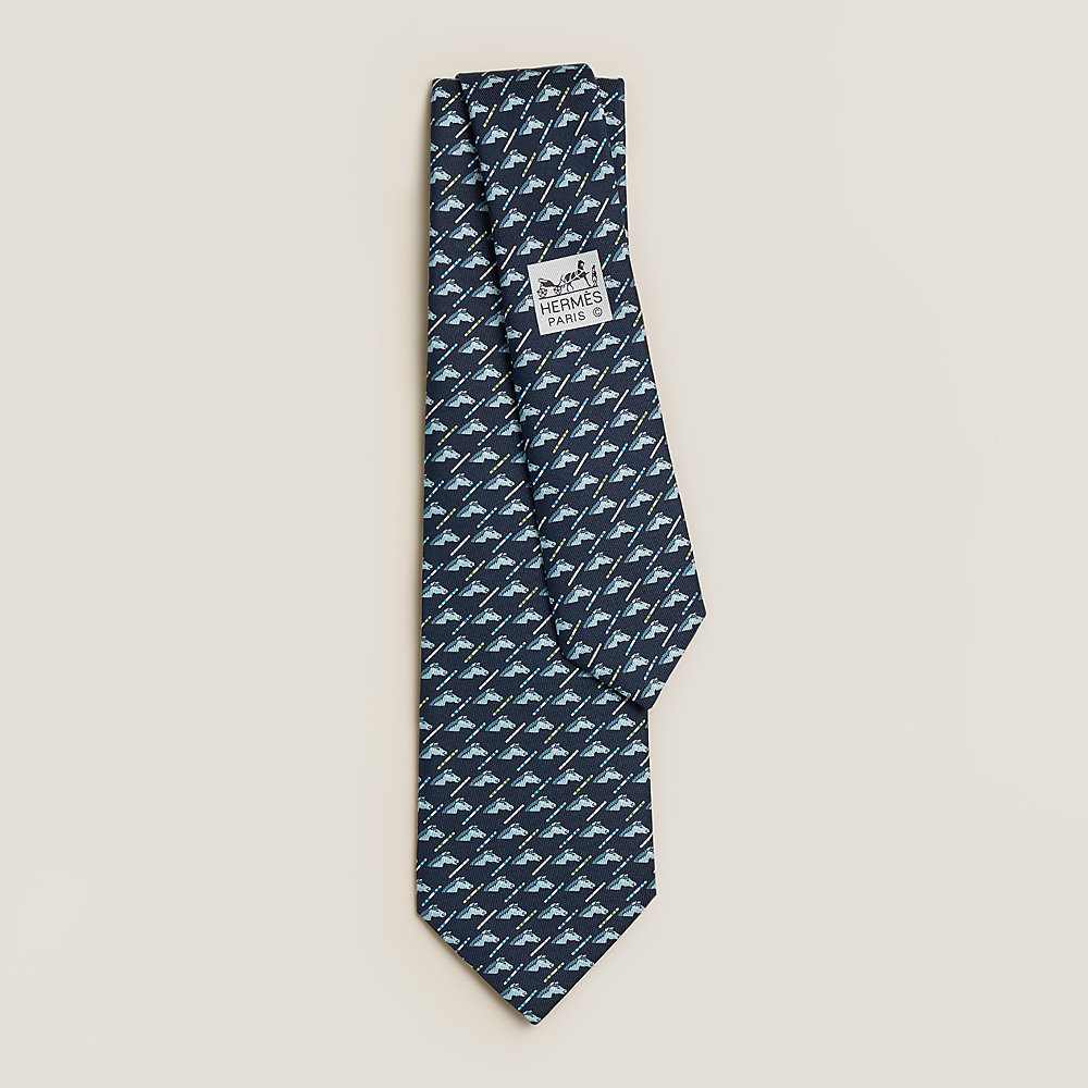 Colourful Jump tie - Blue | Hermès USA